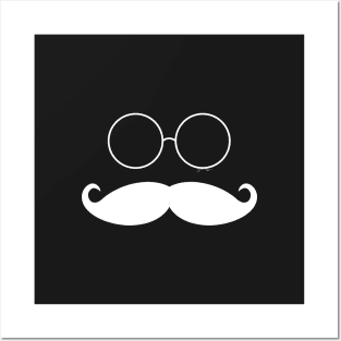 Glasses Mustachio IV Posters and Art